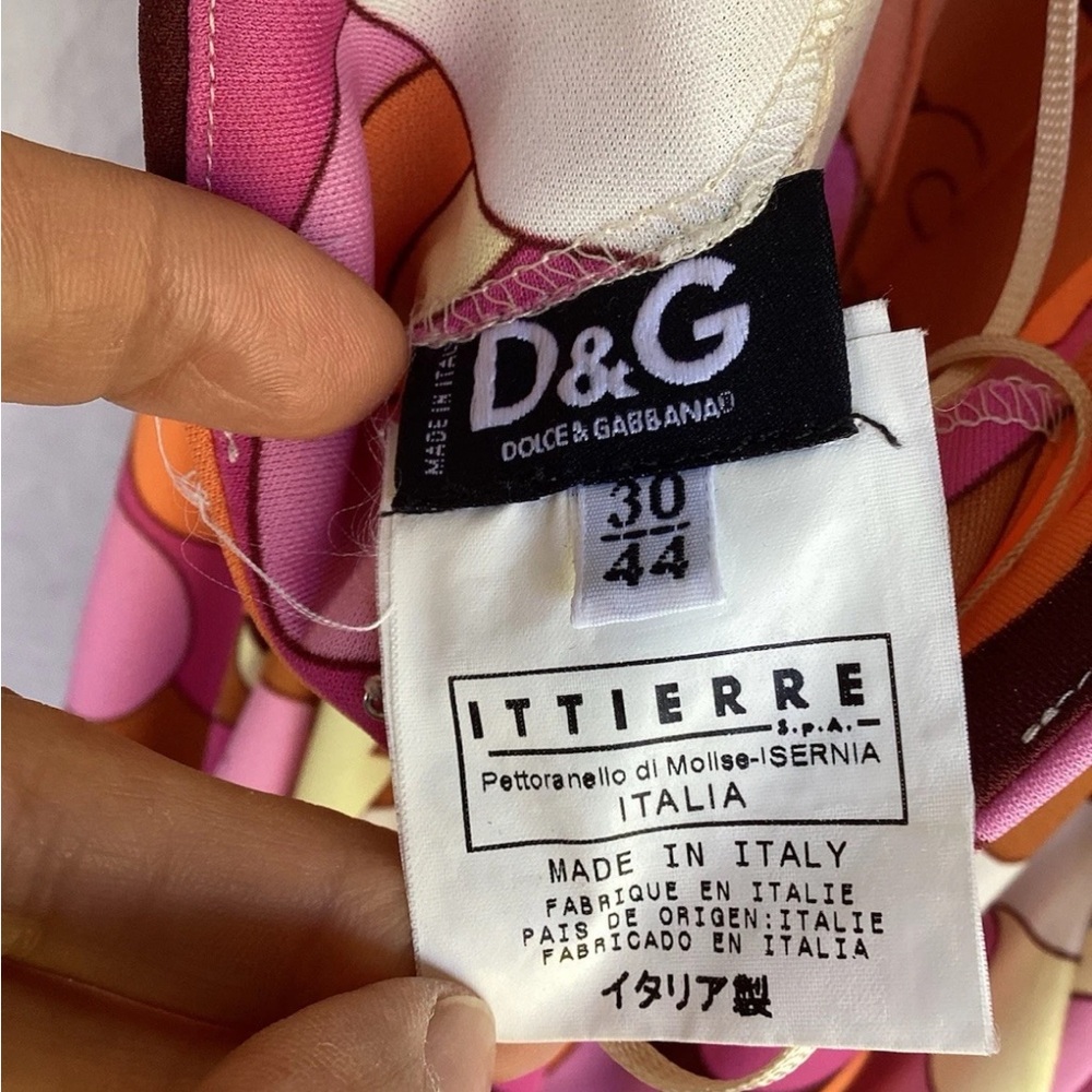 VINTAGE DOLCE & GABBANA HALTER DRESS - Picture 6 of 9
